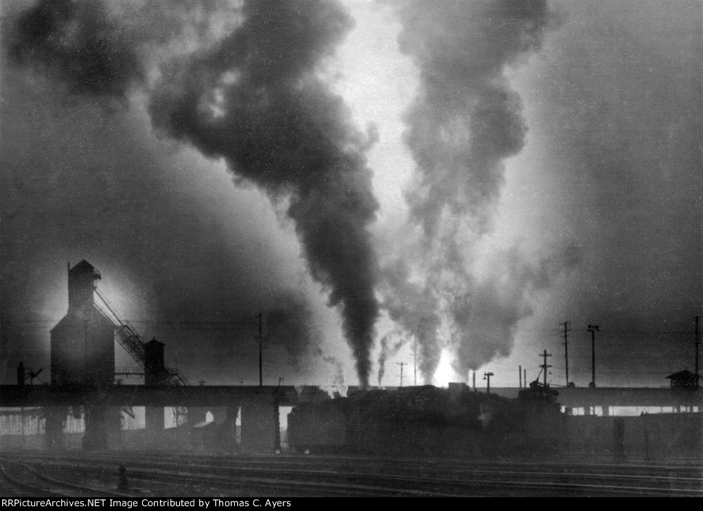 PRR Locomotive Ready Tracks, 1954